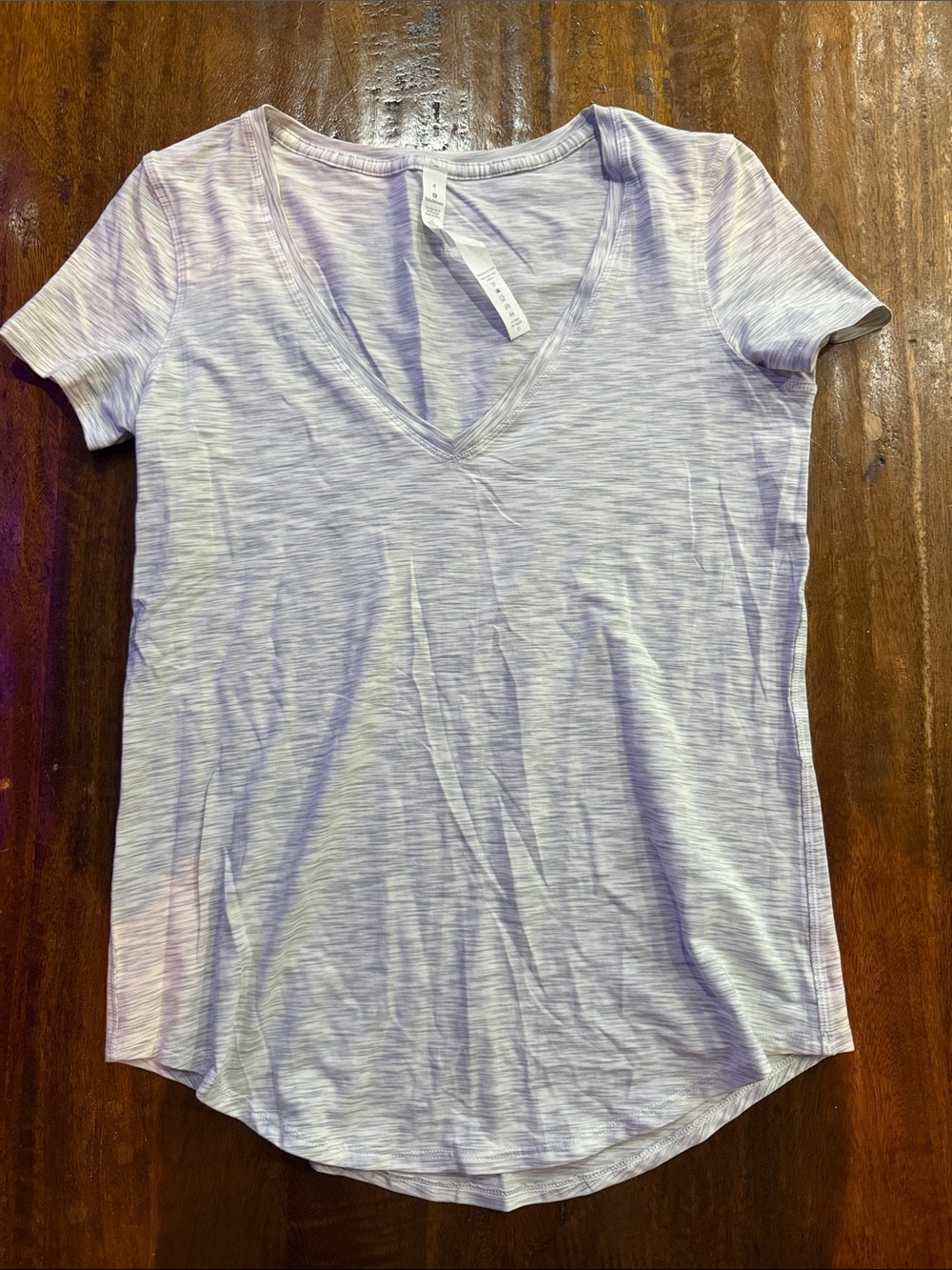 lululemon athletica Heathered Gray Short Sleeve T Shirt NEW WITHOUT TAGS